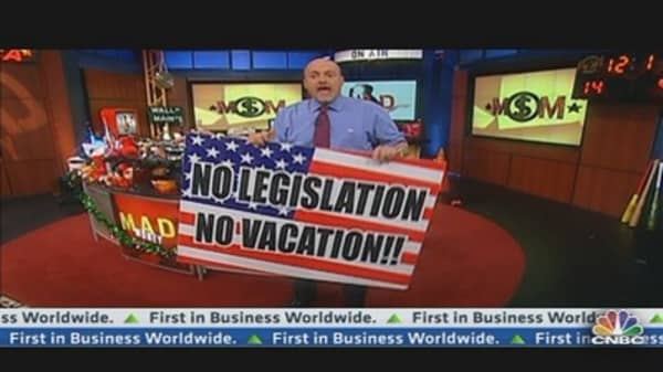 Cramer: 'No Vacation Without Legislation'