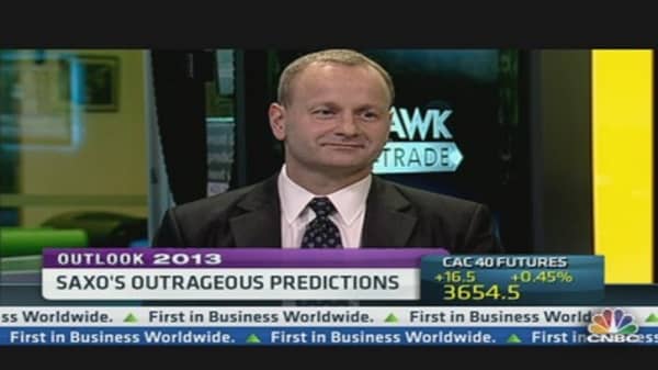 Saxo's Outrageous 2013 Predictions