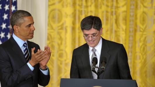 President Barack Obama nominates Jack Lew as the next Treasury Secretary.