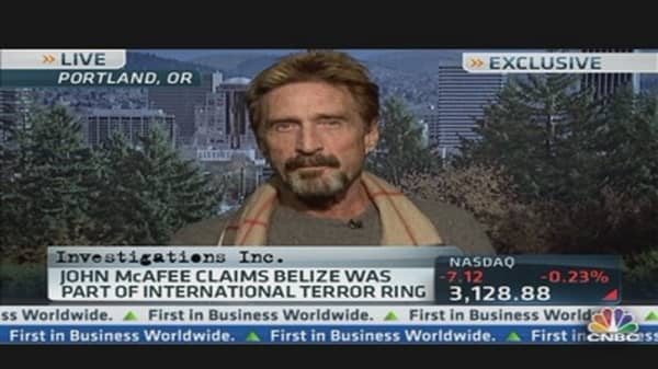 Latest Twist in McAfee Tale From His Own Lips