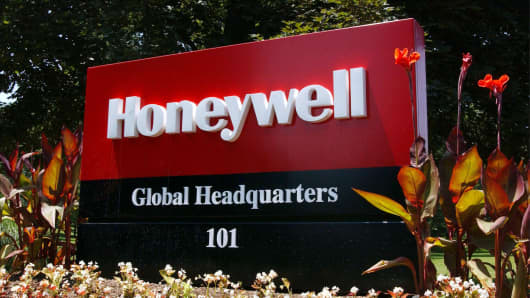 Honeywell signage