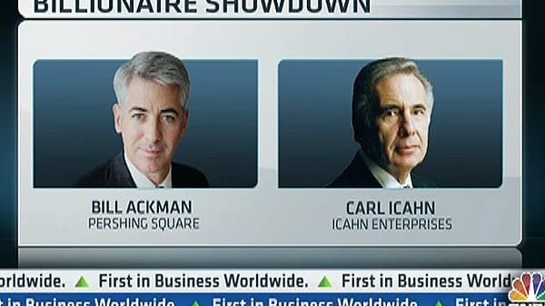 It's Personal! Ackman vs Icahn, Live on CNBC
