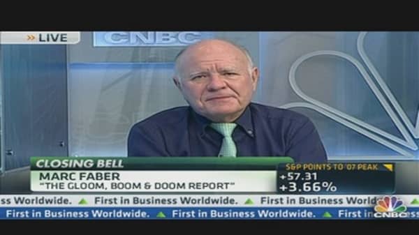 Marc Faber: Correction is Overdue