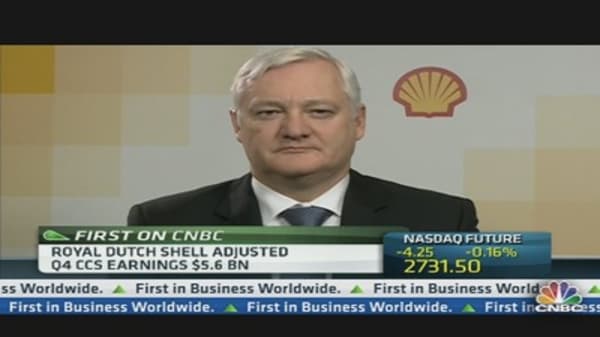 Shell Fourth Quarter Profit Up 13% 