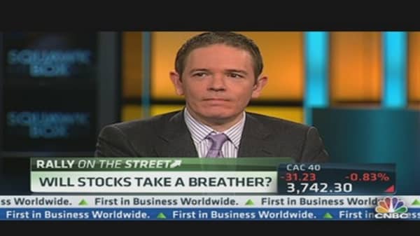 Will Stocks Take a Breather Today?