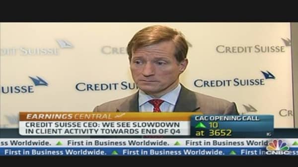 Credit Suisse CEO: Our FY Numbers Are Good 