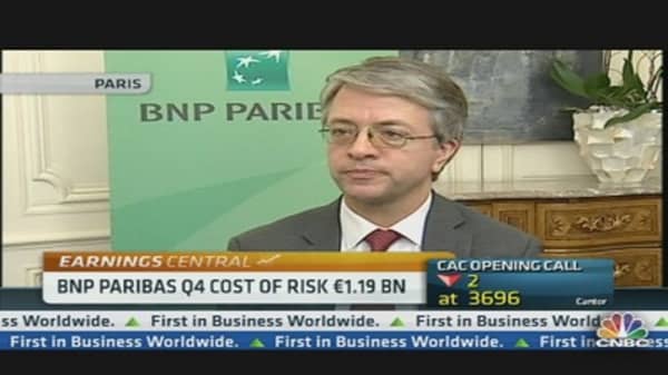 BNP Paribas CEO: Cost of Risk Will Rise in 2013