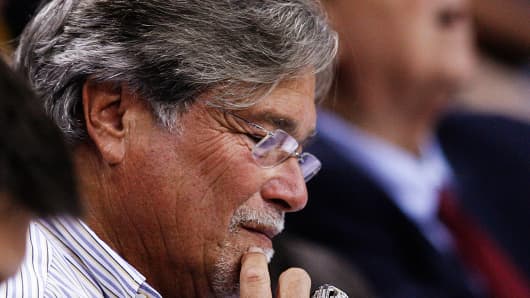 Carnival CEO Micky Arison took some heat for being at a Miami Heat game (he also owns the team) on Tuesday while the 4,200 people on board the Triumph were stuck at sea.