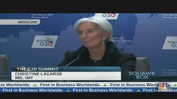 Christine Lagarde: 'Currency Worries', Not 'Currency Wars'