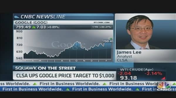 Google at $1,000?
