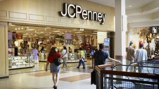 A J.C. Penney store in the mall