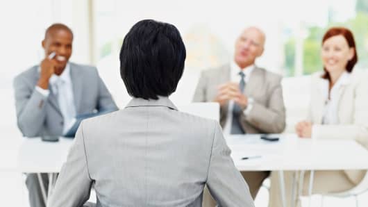 Employment recruitment job interview