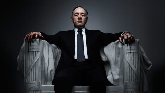 Kevin Spacey, who stars in the Netflix series "House of Cards."