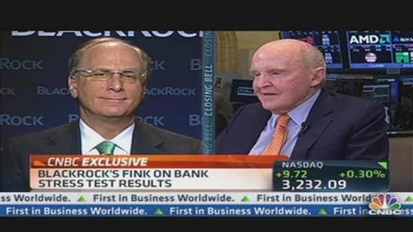 BlackRock's Fink on Bank Stress Tests