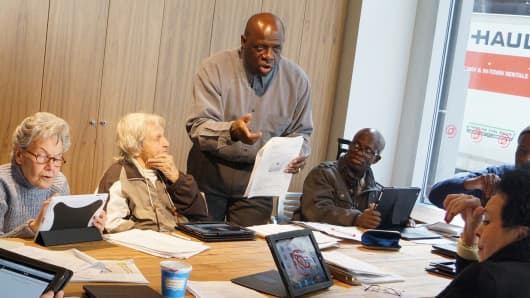 iPad classes offered by Older Adults Technology Services.