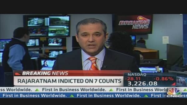 Rengan Rajaratnam Indicted for Insider Trading