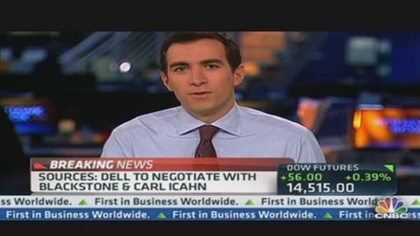 Dell to Negotiate With Blackstone & Carl Icahn