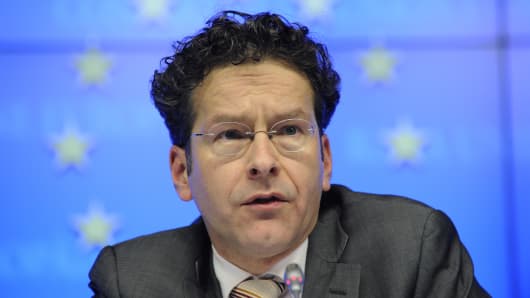 Dutch Finance Minister Jeroen Dijsselbloem