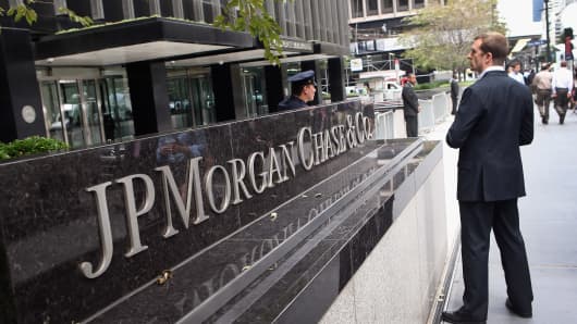 JP Morgan headquarters on Park Avenue in New York.