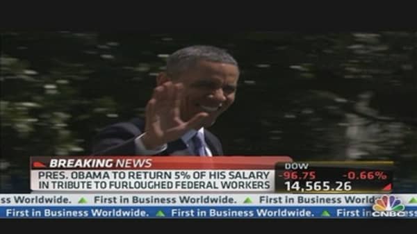 Obama Taking 5% Salary Cut
