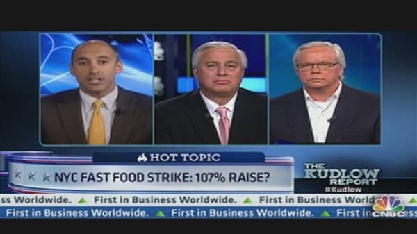 NYC Fast Food Strike: 107% Raise?