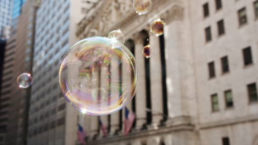 bubble economy stocks wall street