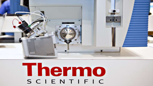 Thermo Fisher is an American precision healthcare equipment company.