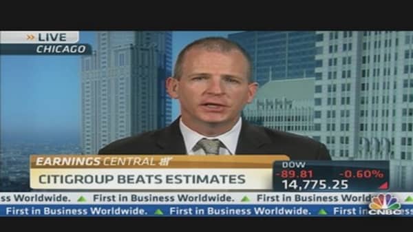 Citigroup Beats Estimates, Stock Trades Higher