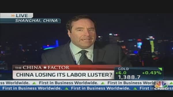 China Losing Its Labor Luster?