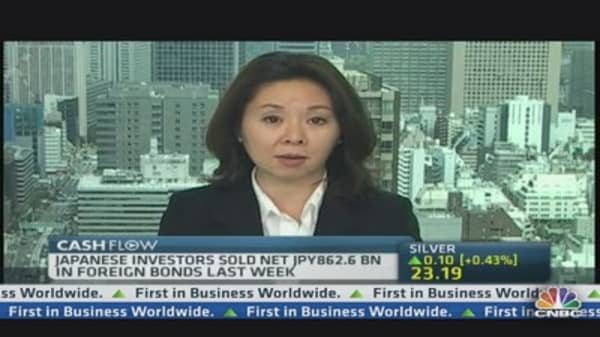 Japanese Remain Net Sellers of Foreign Bonds 