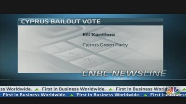 Cypriot Parliament Votes On Bailout