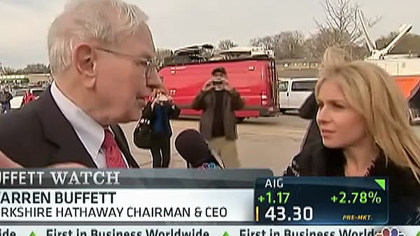 Buffett on the Economy, IBM, and Joining Twitter