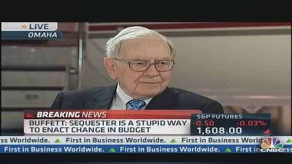 Buffett: Sequester Is 'Stupid Way' to Enact Budget Change