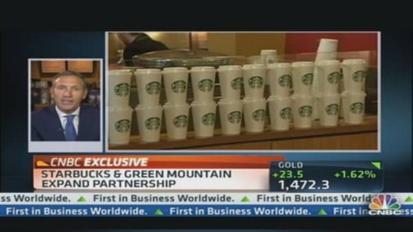 Starbucks & Green Mountain CEOs on Expanded Partnership