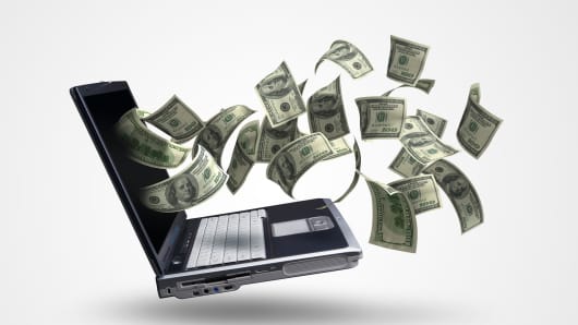 computer money online banking