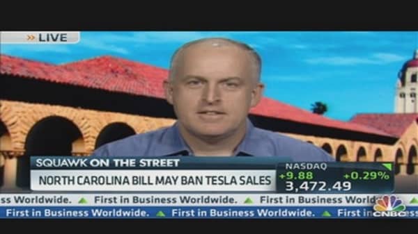 North Carolina Bill Would Ban Tesla Sales