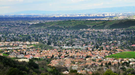 Silicon Valley encompasses all of the Santa Clara Valley, including the San Jose (pictured).