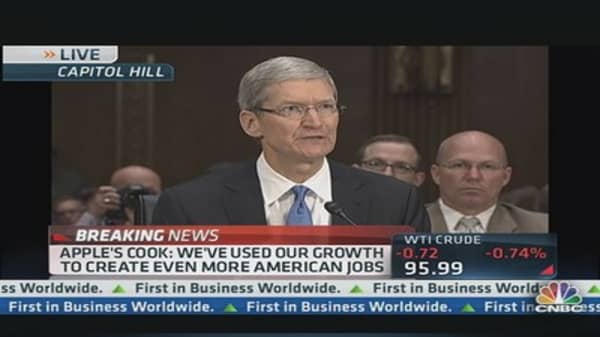Apple CEO Cook: We Don't Use 'Tax Gimmicks!'