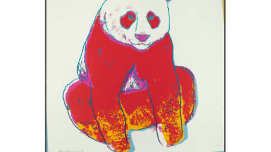 A print from the 1983 collection of ten prints entitled "Endangered Species"