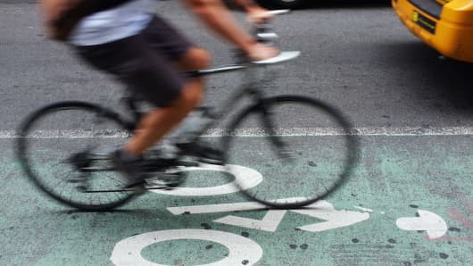 New York City commuting transportation cycling