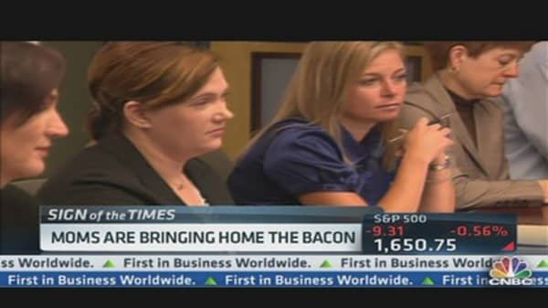 Moms Bringing Home the Bacon