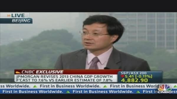 JPMorgan Lowers China 2013 Growth Forecast