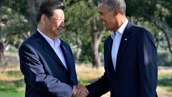 President Barack Obama and President Xi Jinping meet in Rancho Mirage, Calif.