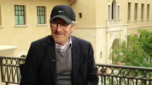 Steven Spielberg speaks to CNBC's Julia Boorstin on the future of film and technology.