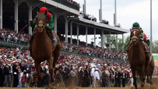 Animal Kingdom at the 137th Kentucky Derby at Churchill Downs on May 7, 2011.