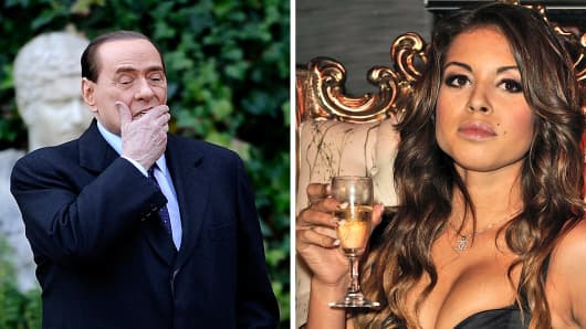 Silvio Berlusconi and Ruby El Mahroug