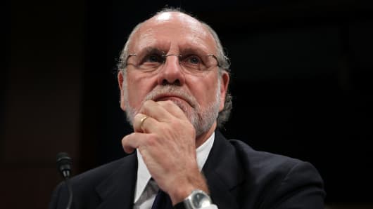 Former chairman and CEO of MF Global and former New Jersey Governor Jon Corzine.