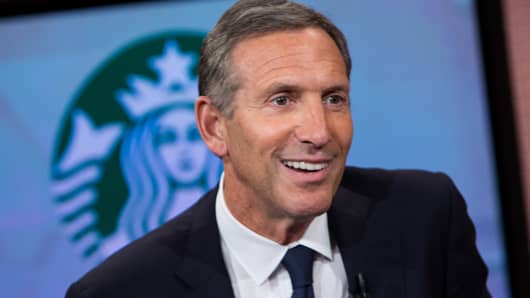 Howard Schultz, chairman and CEO of Starbucks