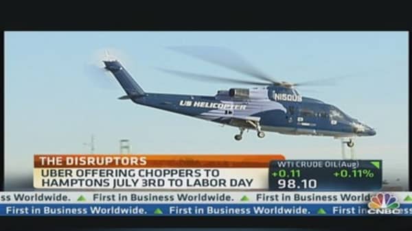 Uberchopper Offers $3,000 Ride to Hamptons