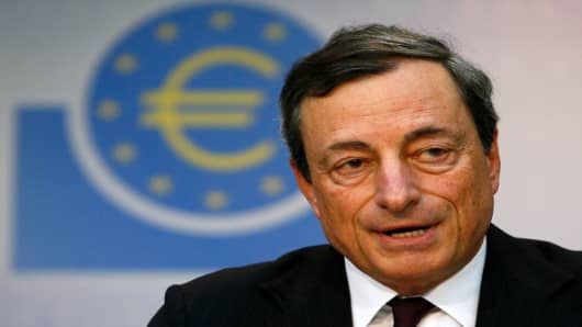 European Central Bank President Mario Dragh